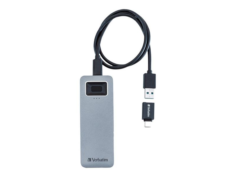 Verbatim Executive Fingerprint Secure
SSD - encrypted - 1 TB - external (portable) - USB 3.2 Gen 1 (USB-C connector) - 256-bit AES: Reduced from €299 to €175 Verbatim Executive Fingerprint Secure
SSD - encrypted - 1 TB - external (portable) - USB 3.2 Gen 1 (USB-C connector) - 256-bit AES: Reduced from €299 to €175