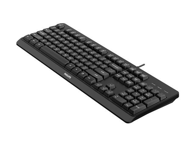 Philips 2000 series SPT6207B - keyboard and mouse set - QWERTY Input Device