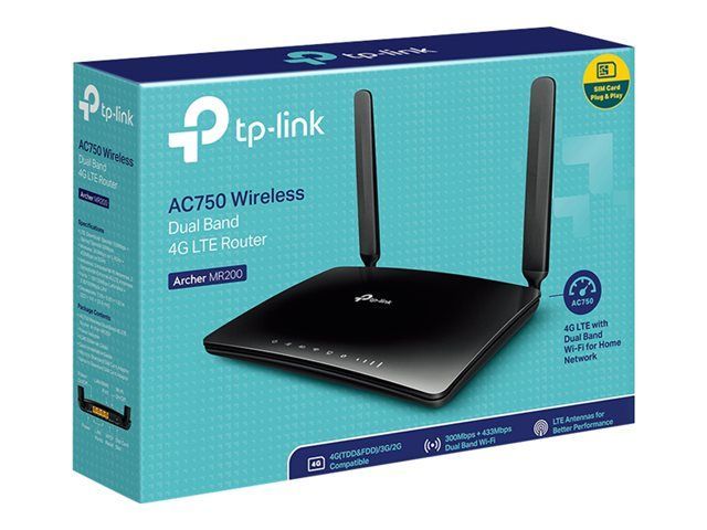 TP-Link Archer MR200 - wireless router - WWAN - Wi-Fi 5