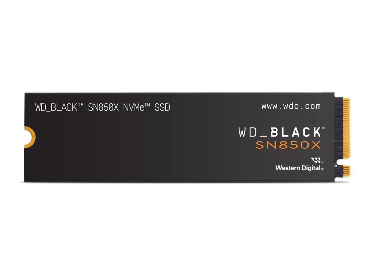 WD_BLACK SN850X WDS100T2X0E - SSD - 1 TB - PCIe 4.0 x4 (NVMe)
