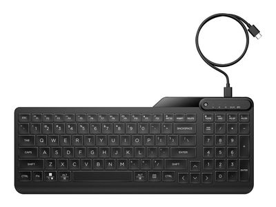 HP 405 - keyboard - multi device - 65% compact - UK - black Input Device