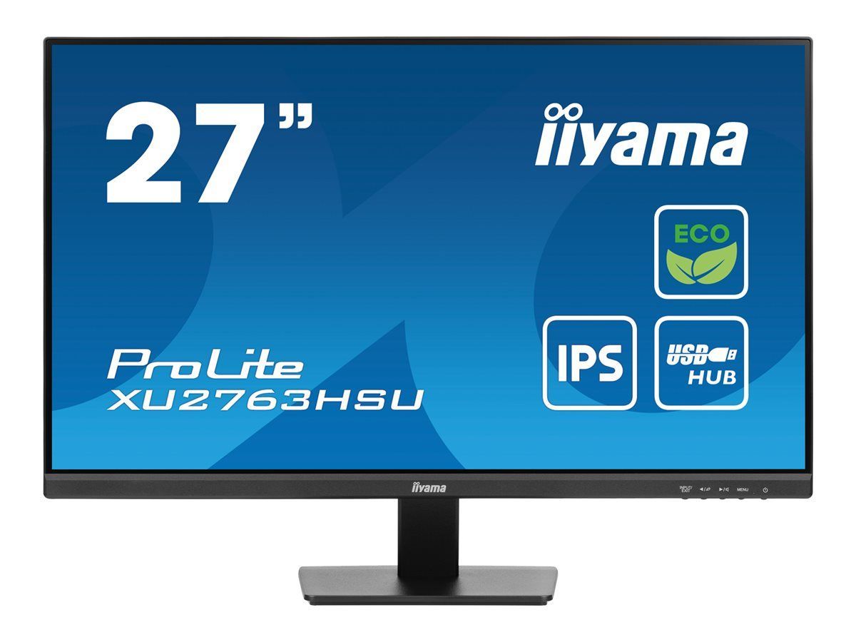 iiyama ProLite XU2763HSU-B1 - LED monitor - Full HD (1080p) - 27" HDMI, Disply Port