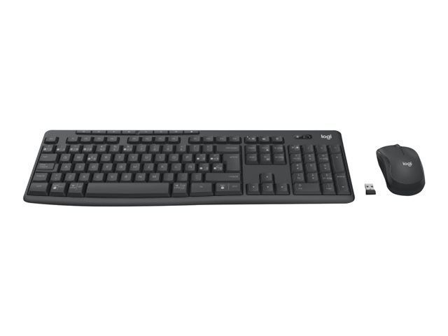 Logitech MK370 Combo for Business - keyboard and mouse set - QWERTY - UK - graphite Input Device