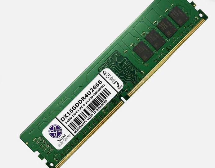 XUM 16GB Desktop PC Memory Ram DDR4 PC4-21300 2666MHz 1.2V 288-Pin