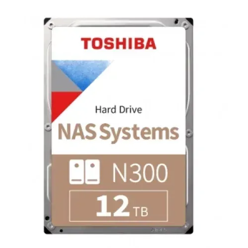 Toshiba N300 HDEXW11ZNA51F 12TB 7200RPM 256MB 3.5″ SATA3 Nas Harddisk