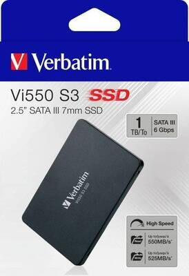 Verbatim Vi550 S3 SSD - 1TB Hard Drive Verbatim Vi550 S3 SSD - 1TB Hard Drive