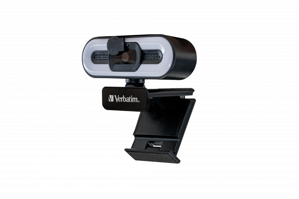 Webcam with Microphone, Full HD 1080p Autofocus & Light