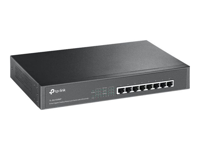 TP-Link TL-SG1008MP - switch - 8 ports - unmanaged - rack-mountable TP-Link TL-SG1008MP - switch - 8 ports - unmanaged - rack-mountable
