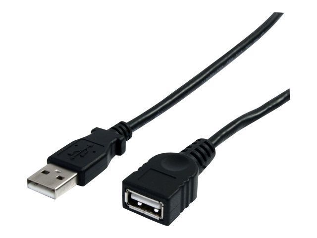 6 ft Black USB 2.0 Extension Cable A to A - M/F