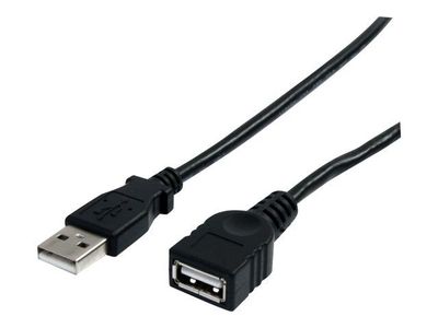 6 ft Black USB 2.0 Extension Cable A to A - M/F