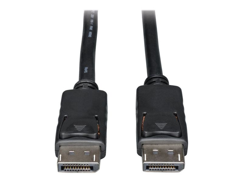 Eaton Tripp Lite Series DisplayPort Cable with Latching Connectors, 4K 60 Hz (M/M), Black, 3 ft. (0.91 m)