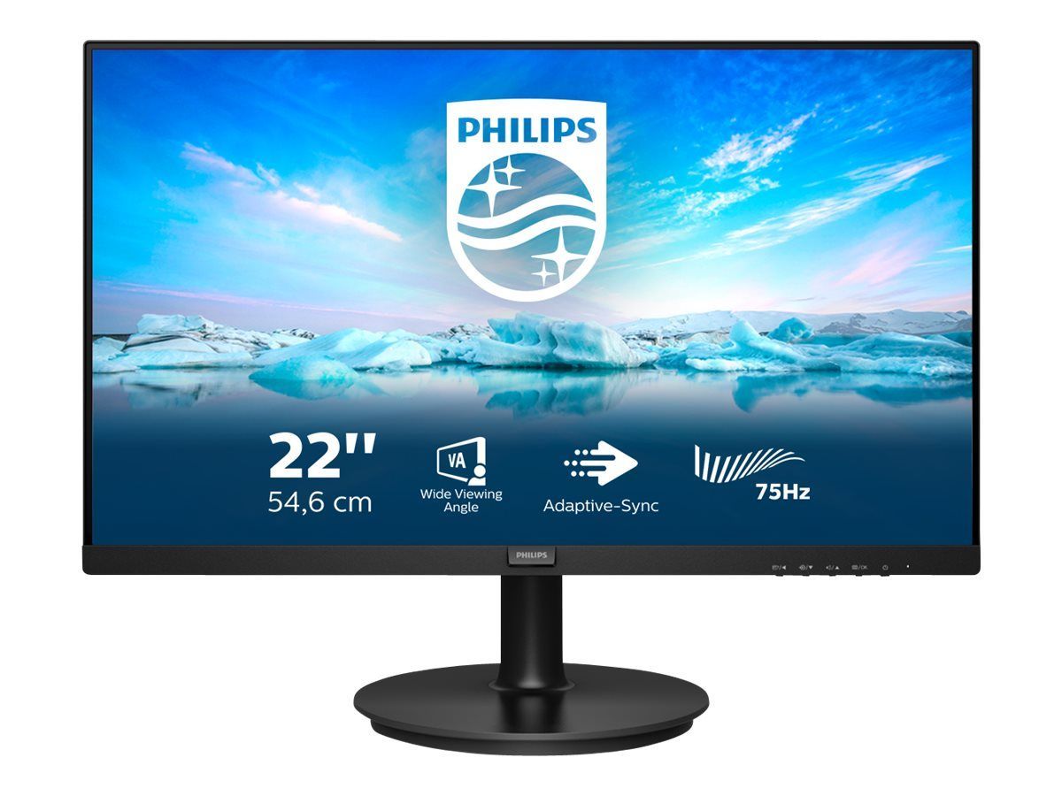 Philips V-line 222V8LA - LED monitor - Full HD (1080p) - 22 Philips V-line 222V8LA - LED monitor - Full HD (1080p) - 22"