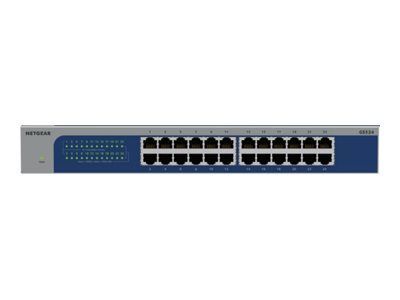 NETGEAR GS524v3 - switch - 24 ports - rack-mountable NETGEAR GS524v3 - switch - 24 ports - rack-mountable