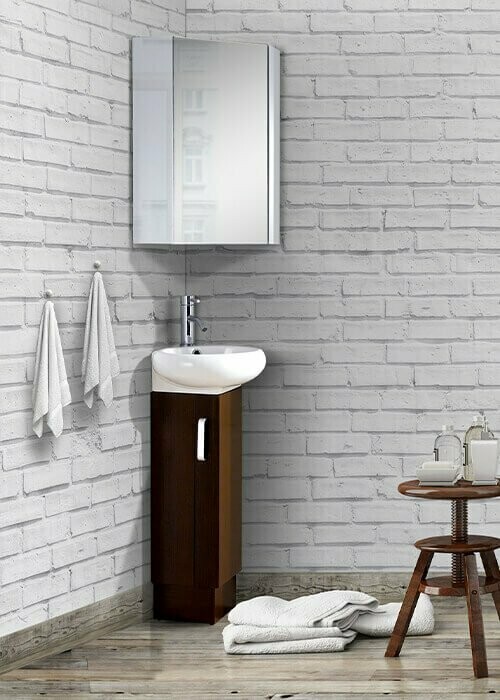 Milan Corner Pedestal Wenge