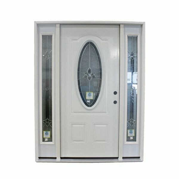 Jamestown Oval White with Side Lite