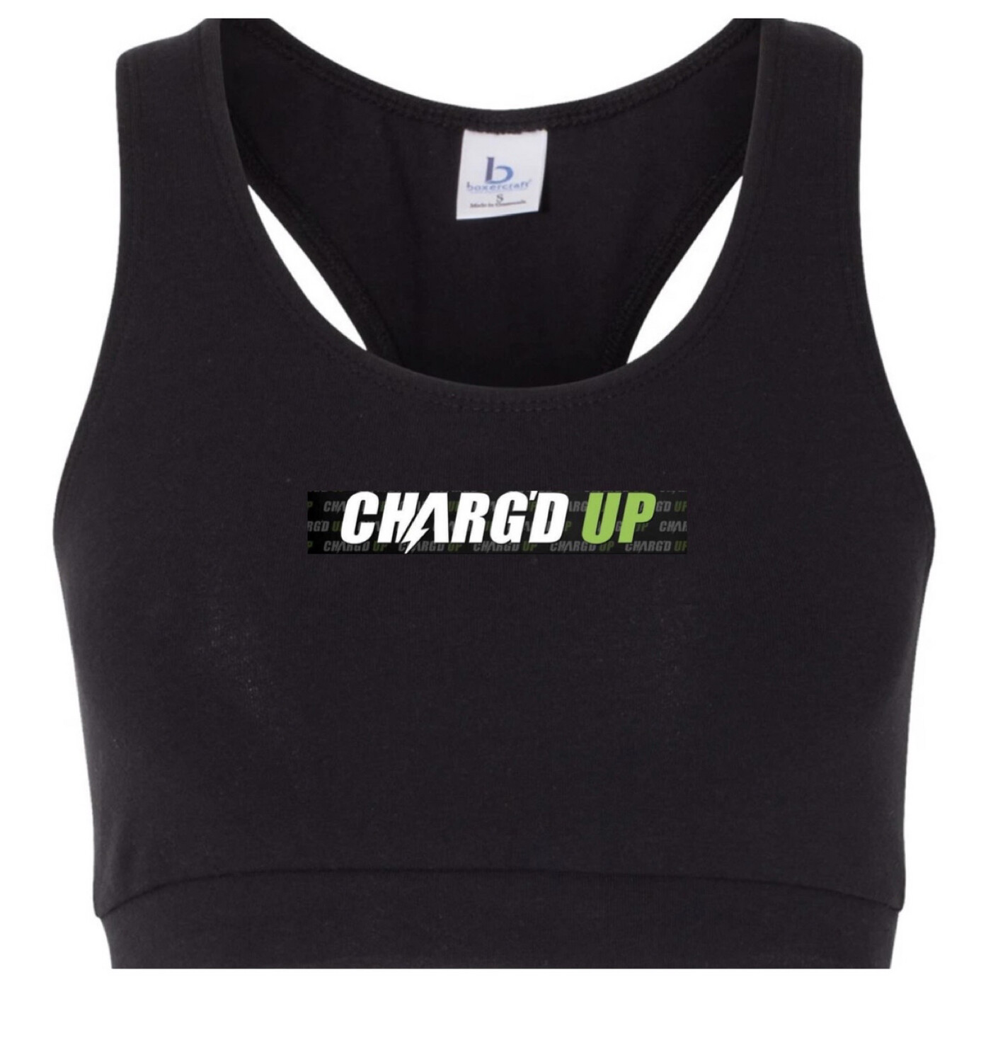 CHARG’D UP Women’s Sports Bra