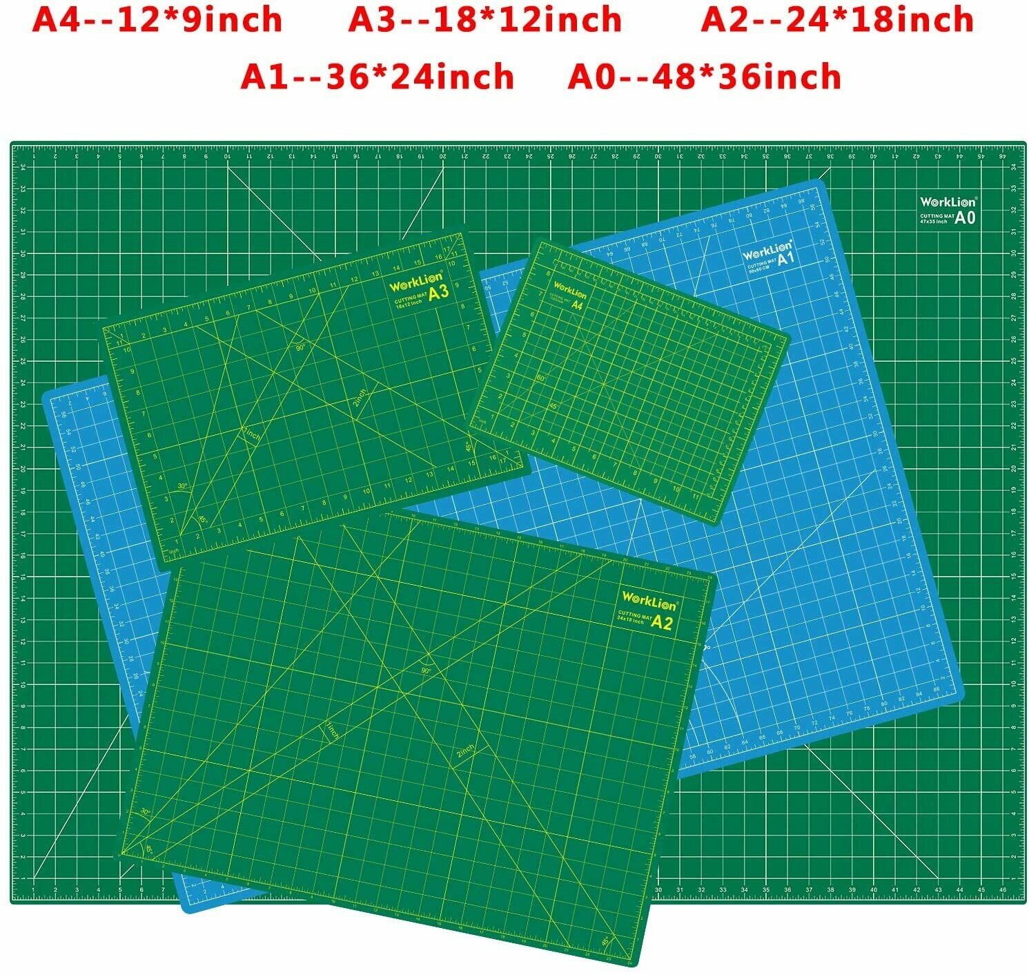 Craft Express  12” Square Cutting Mat, 4 pack