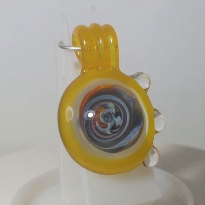 Floating disc glass pendant 264