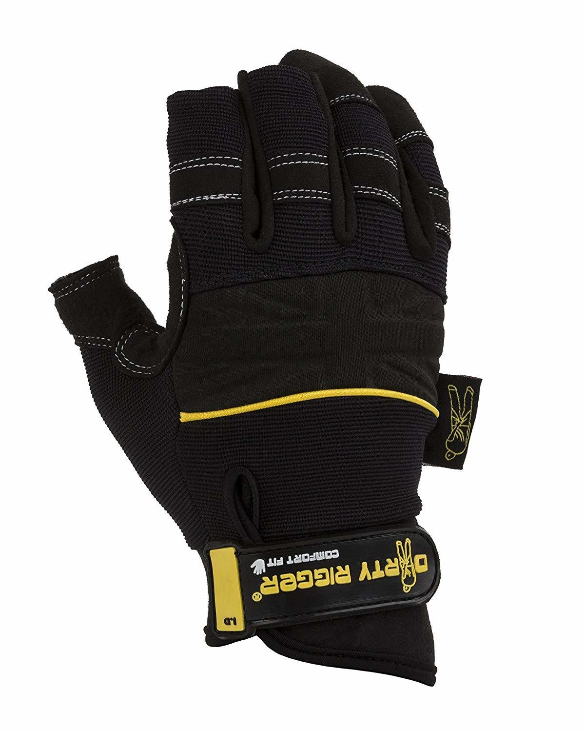 Dirty Rigger Kevlar Protector Work Glove L Black
