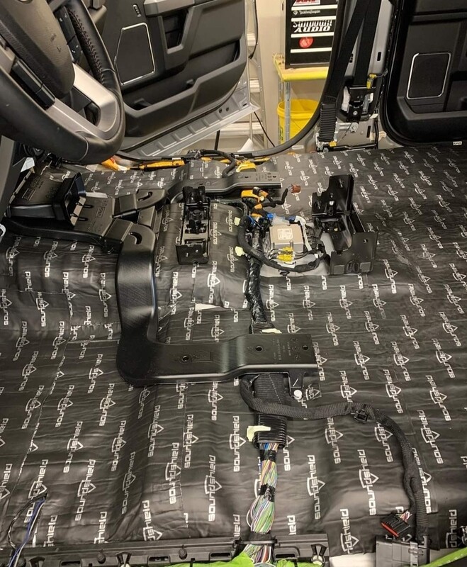 Ford F-Series Sound Damping bundles.