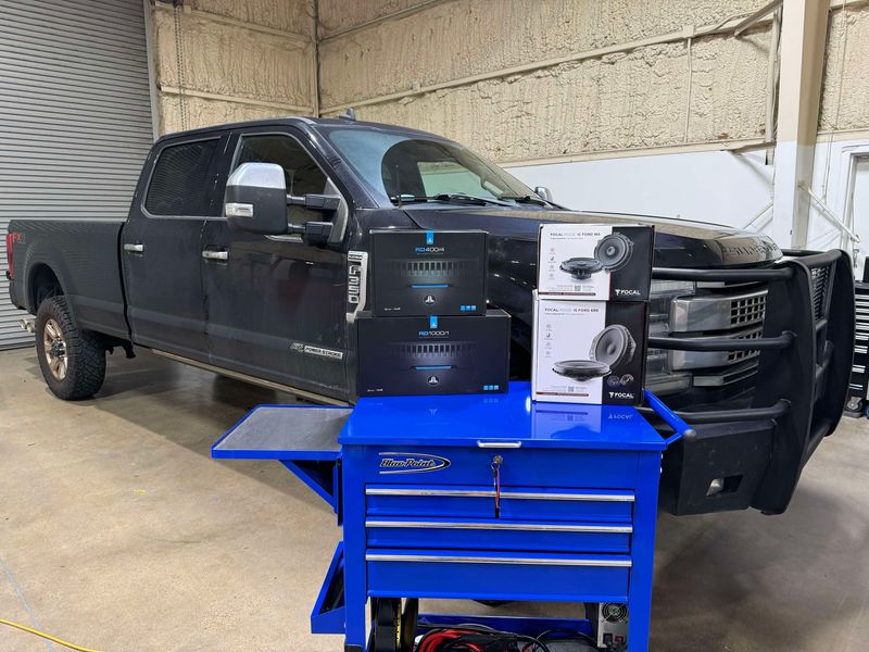 Ford F-Series Behind Seat 5 Channel Full Build. As seen on Social.