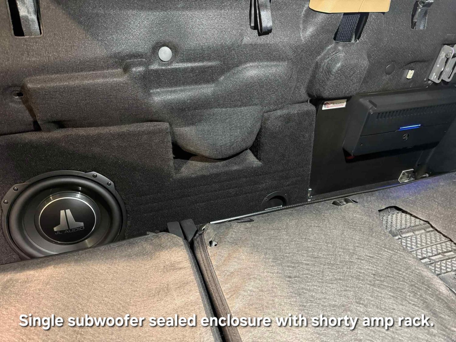 F 150 Back Seat Subwoofer Box MTI Acoustics Ford F-Series Half