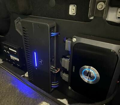 MTI Acoustics Ford F Series Amplifier Mounting Rack