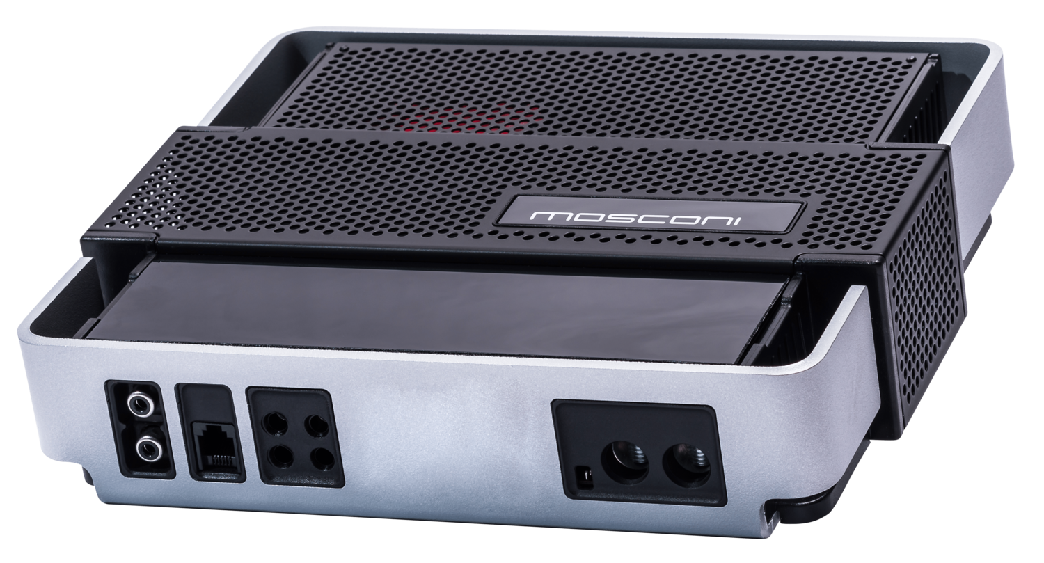 Mosconi PRO 1-10 amp, top-front angle 