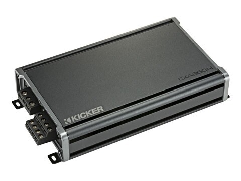 Kicker CXA360.4 4-Channel Amplifier, top-front