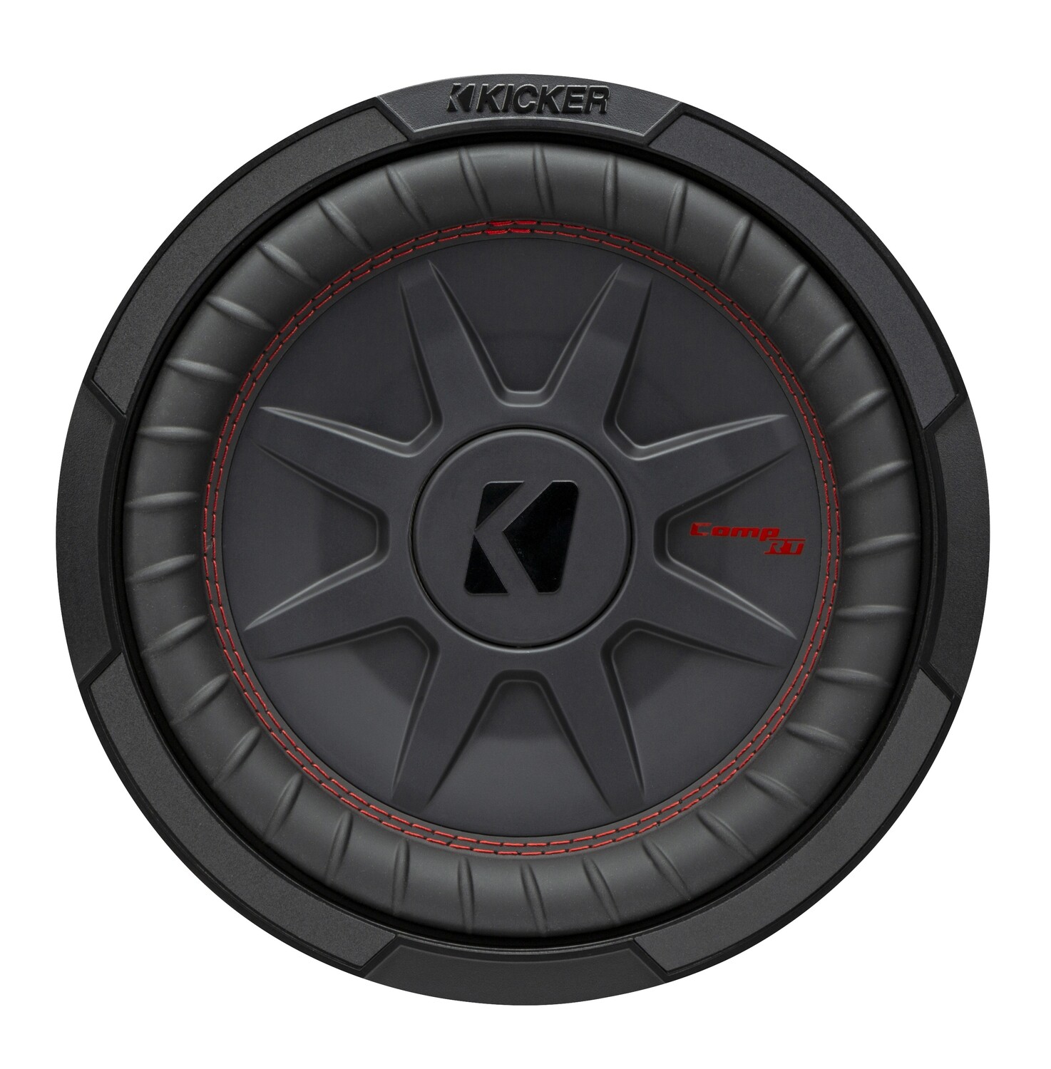 Kicker CWRT102 10-Inch DVC, 2 Ohm Subwoofer, front