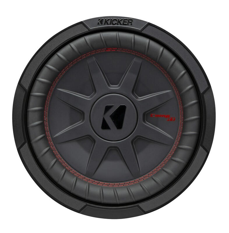Kicker CWRT102 10-Inch DVC, 2 Ohm Subwoofer, front