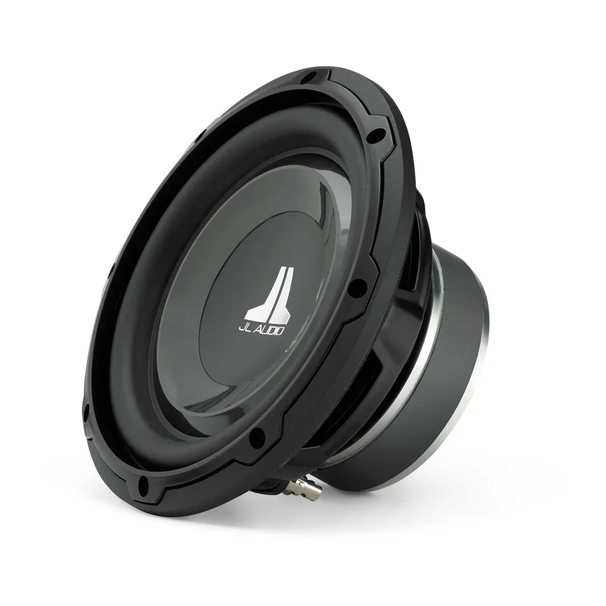 JL Audio 8W1v3-4 8-Inch 4-Ohm SVC Subwoofer, front-right side