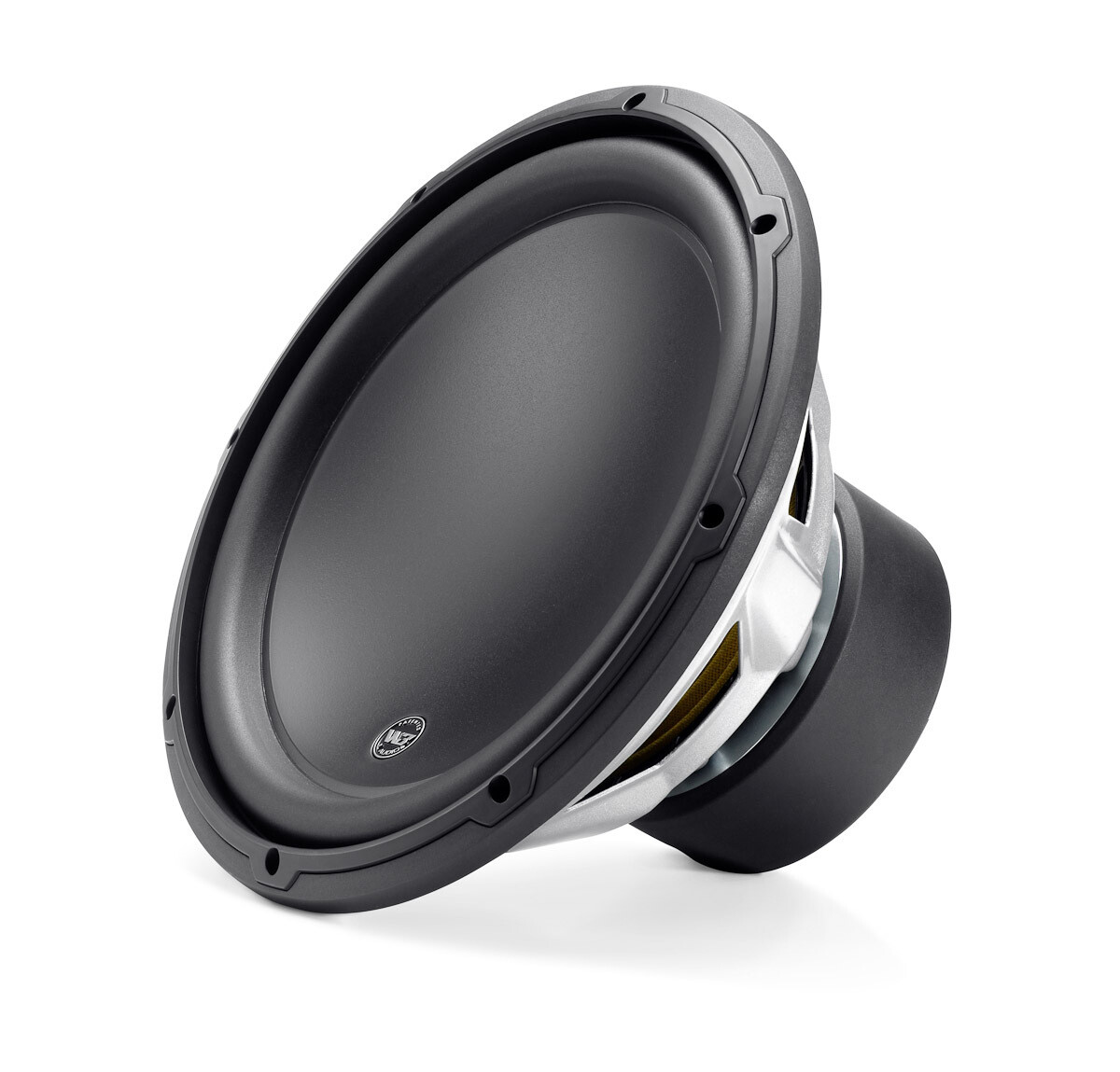 JL Audio 12W3v3-2 12-Inch 2-Ohm SVC Subwoofer, front-right side