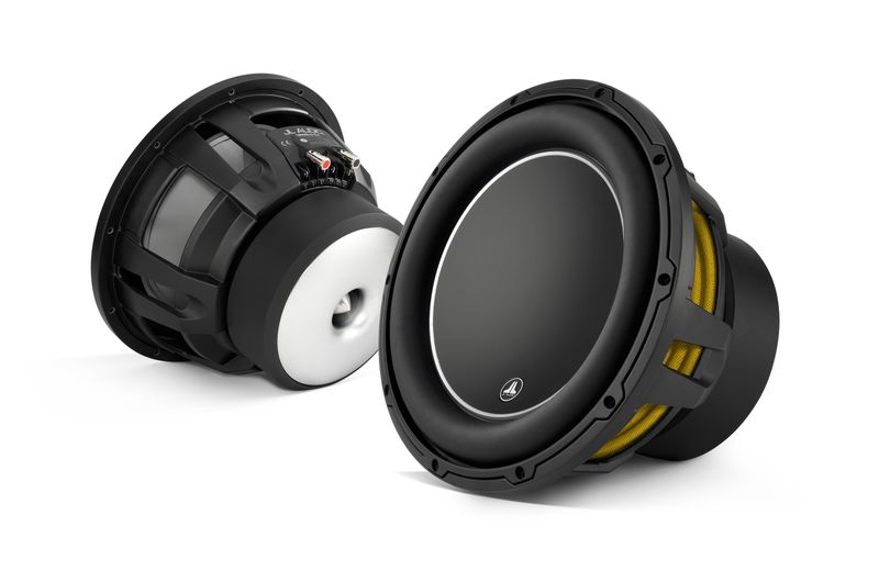 12W6v3-D4 12-Inch, 4-Ohm DVC Subwoofer, front-side and rear-side