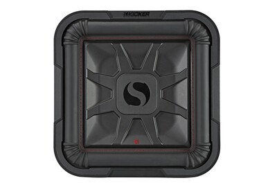 Kicker L7T122 12-Inch Shallow Mount Subwoofer, 2-Ohm (46L7T122) or 4-Ohm (46L7T124), front
