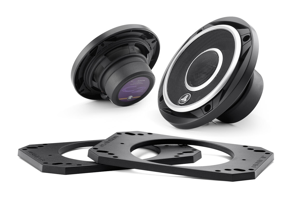 JL Audio Evolution C2-400x 4-Inch Coaxial Speakers, Pair