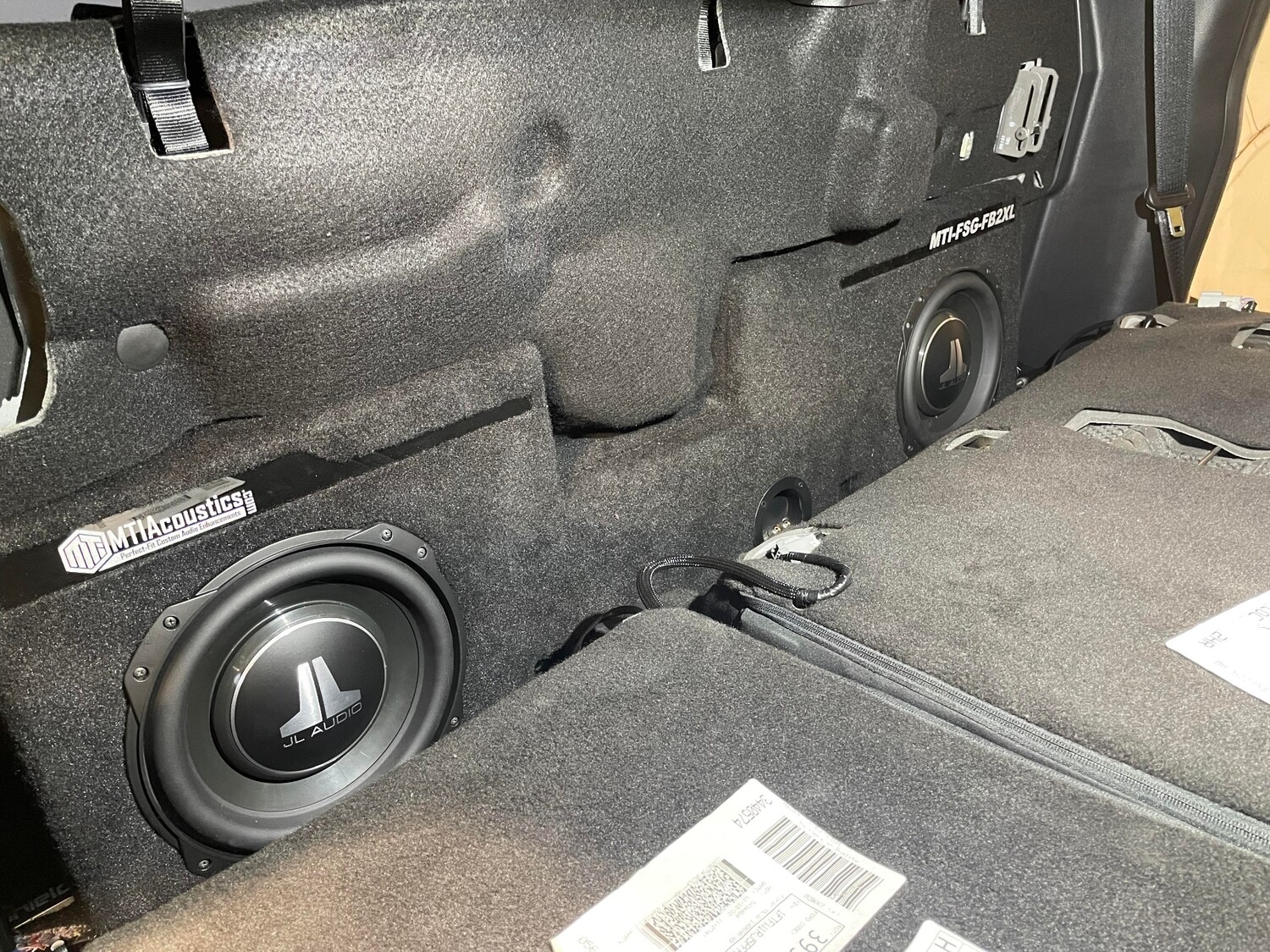 MTI Acoustics Ford F-Series Full Length Behind Seat Enclosure