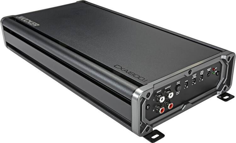 Kicker CXA18991 Mono Amp, front-top right corner
