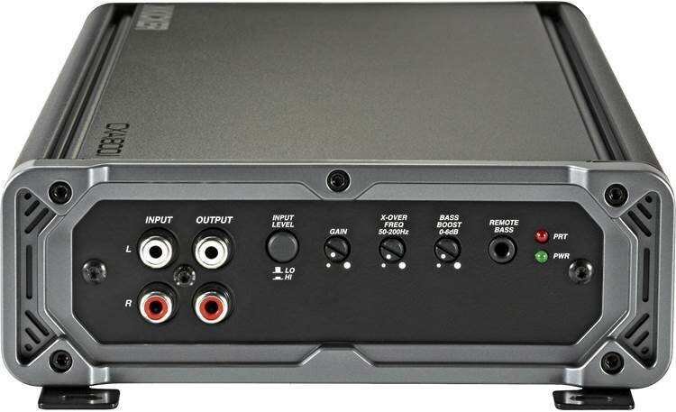 Kicker CXA18991 Mono Amp, close-up, right side