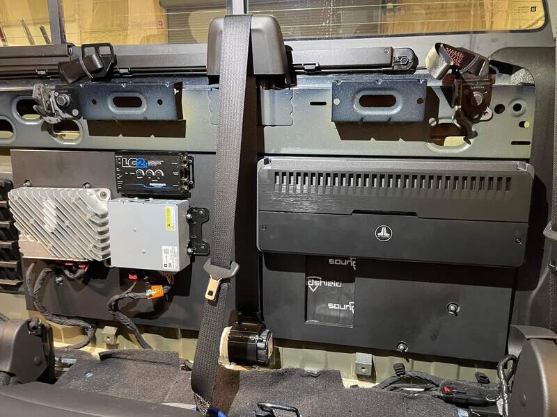 MTI Acoustics Chevy/GMC amp rack install