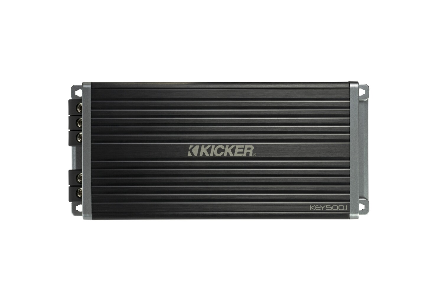 Kicker KEY5001 500-Watt Mono Channel Amplifier, top