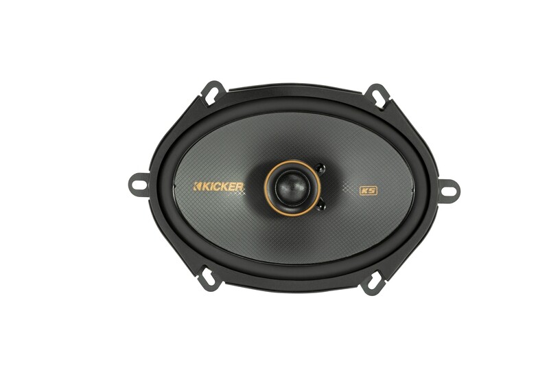 Kicker KSC680 6X8-Inch Coaxial Speaker, front