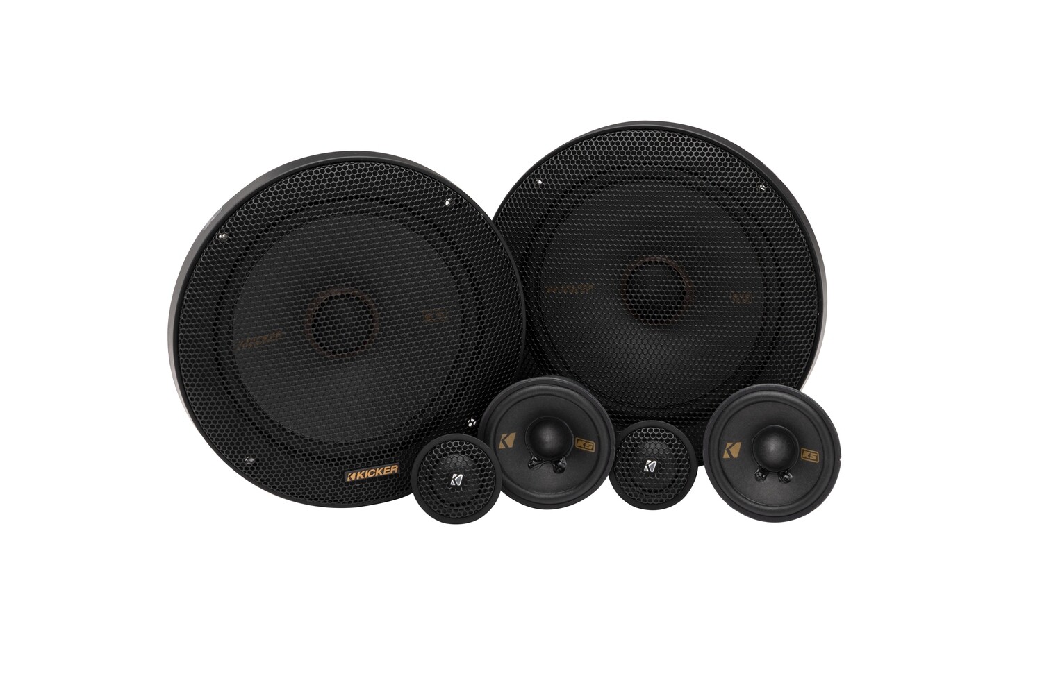 Kicker KSS365 6.5" 3-Way Component Speakers 51KSS365