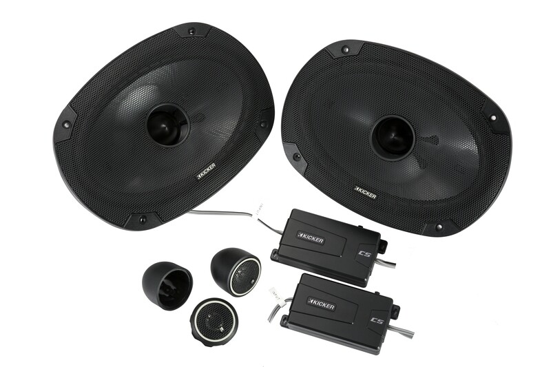 Kicker CSS694 6x9-Inch 4-Ohm Component Speaker System with 0.75-Inch Tweeters (46CSS694)