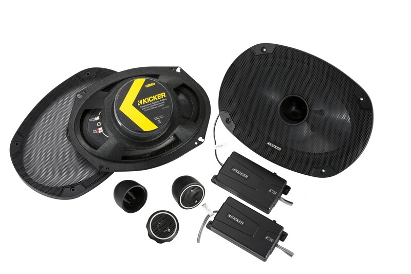 Kicker CSS694 6x9-Inch 4-Ohm Component Speaker System with 0.75-Inch Tweeters (46CSS694)