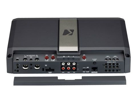 Kicker LX1200.5 5-Channel Amplifier, top-rear