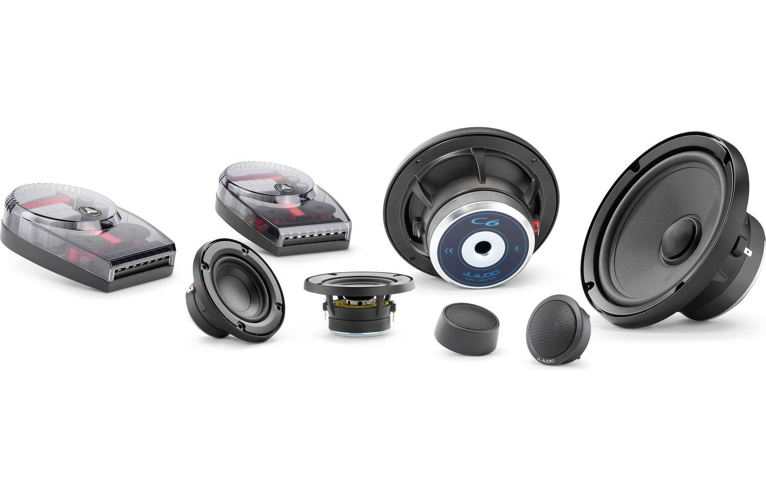 JL Audio C6 Car System 6.5" Three-way Component Speaker System
