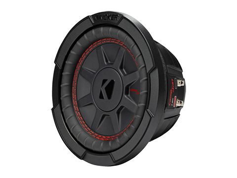 Kicker CWRT672 6.75-Inch DVC Subwoofer, front-side