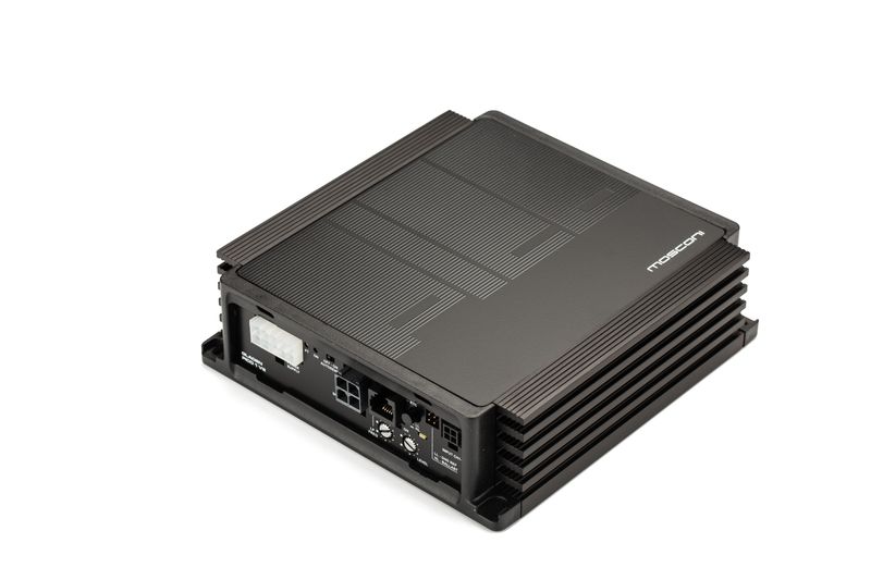 Mosconi PICO 1-V2 - 1-Channel Amplifier, top-front oblique 
