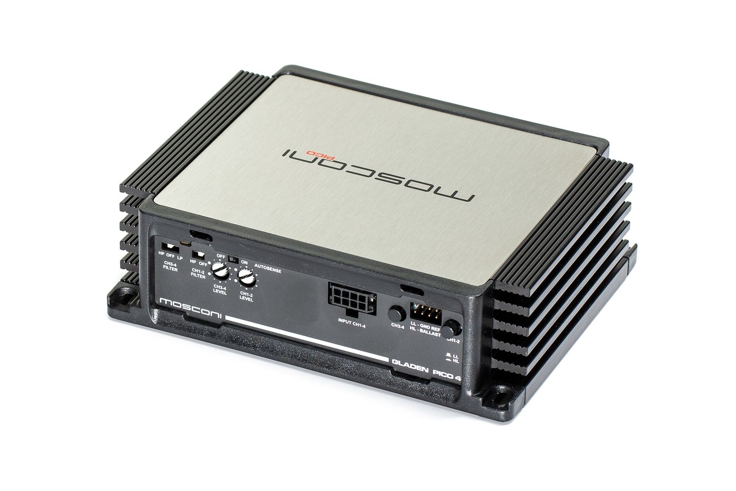 Mosconi PICO 4 Amp, front-top angle